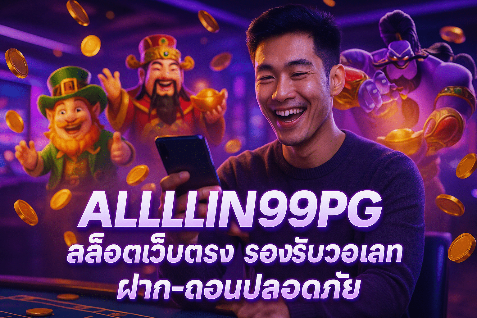 ALLIN99PG สล็อตเว็บตรง รองรับวอเลท ฝาก-ถอนปลอดภัย