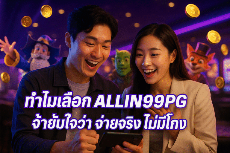 ทำไมเลือก ALLIN99PG แล้วมั่นใจว่า จ่ายจริง ไม่มีโกง